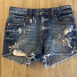Pistols Blue jean shorts